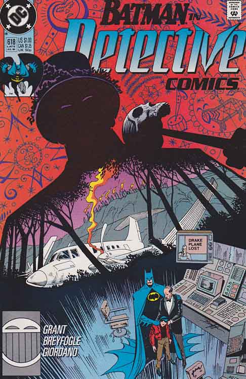 MakeMyComicRare's tweet photo. #DetectiveComics #618 (1990) #NormBreyfogle Cover & Pencils, #AlanGrant Story, 1st Appearance of #ObeahMan "Rite of Passage - Part One: Shadow on the Sun" In the Batcave, #TimDrake and #Batman are on the hunt for a hacker... https://t.co/R3QOw9D0gW https://t.co/vJX4VUTMn6