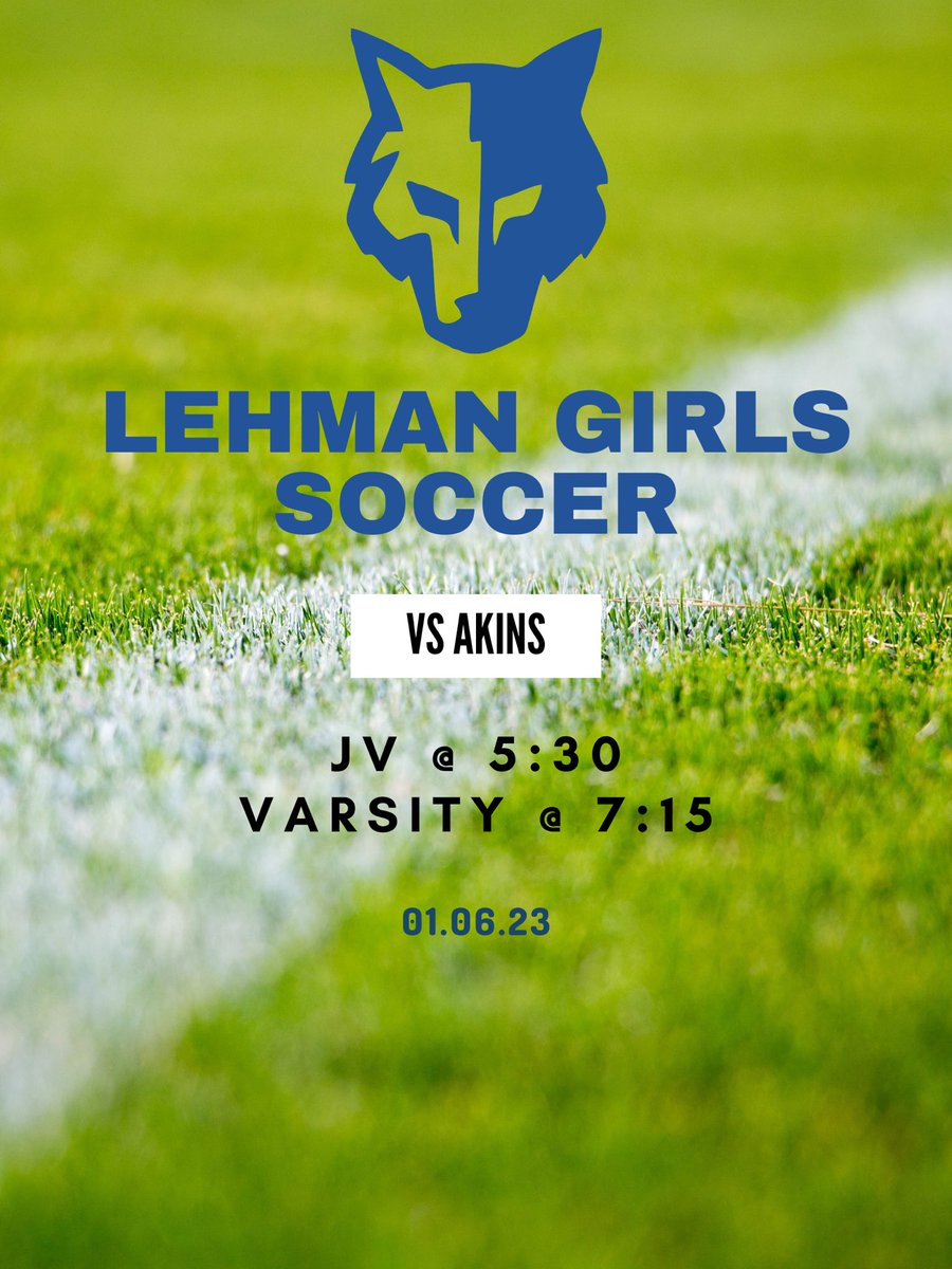 Come support the Lady Lobos tonight as they take on Akins!!     Location: Lehman
