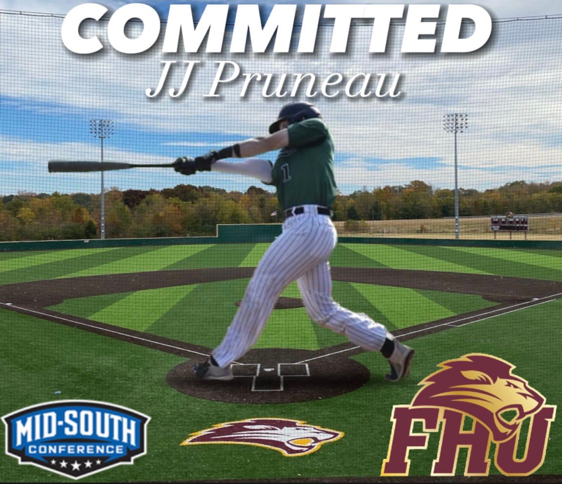 jjpruno (@jjpruno) on Twitter photo I am blessed and honored to continue my athletic and academic career with <a href="/FHU_LIONS/">FHU Lions Baseball</a>. Thanks and glory goes to God. I’d also like to thank everyone who’s helped me achieve this goal, coaches, teammates, and my parents. Excited for what the future holds! <a href="/BaseballFCS/">Friendship Christian Baseball</a> I am blessed and honored to continue my athletic and academic career with <a href="/FHU_LIONS/">FHU Lions Baseball</a>. Thanks and glory goes to God. I’d also like to thank everyone who’s helped me achieve this goal, coaches, teammates, and my parents. Excited for what the future holds! <a href="/BaseballFCS/">Friendship Christian Baseball</a>