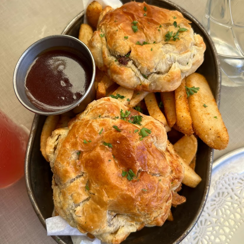 queenstownph's tweet photo. Our New Zealand meat pies accompanied with thick fatty fries are top tier. 🎖️ https://t.co/A9lAiq54Sw
