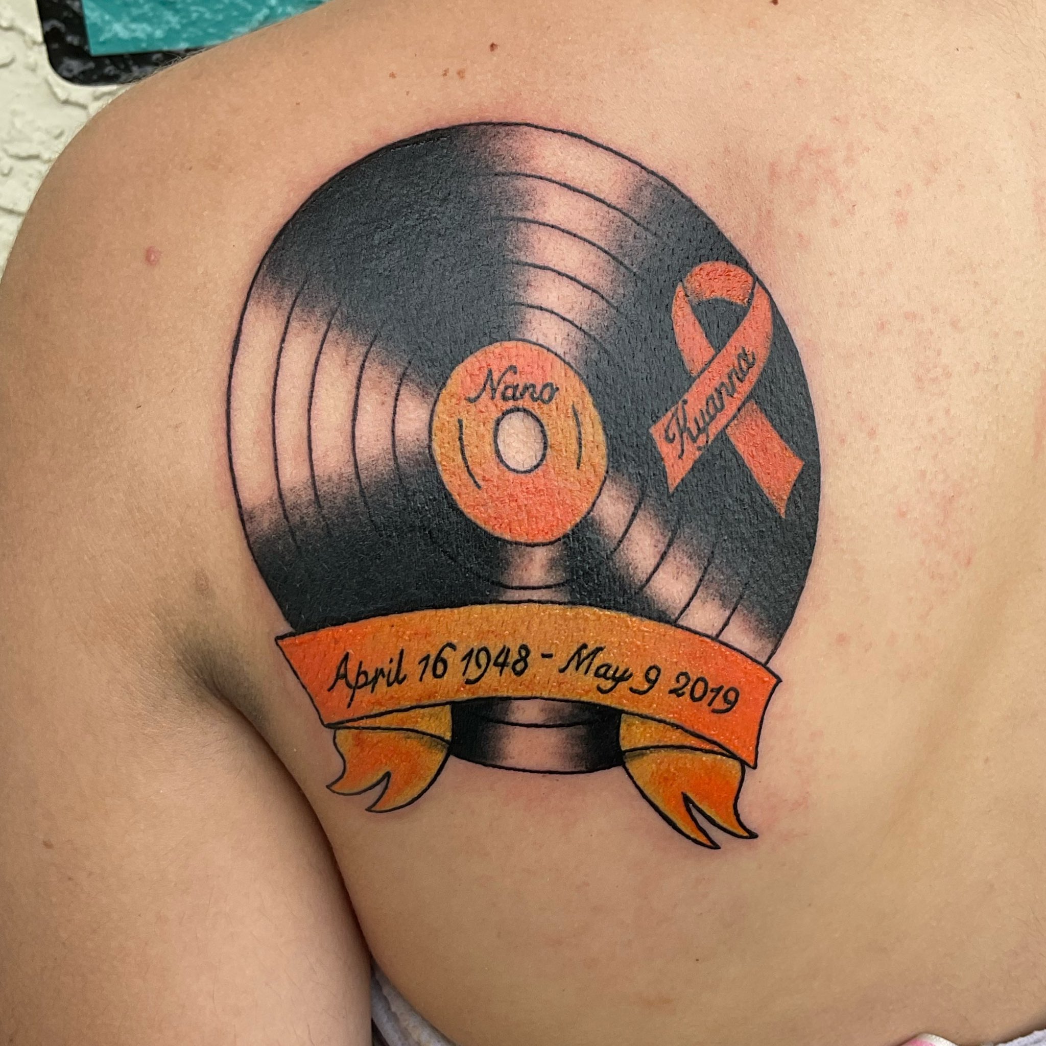 Old School Forever With These Rad Vinyl Record Tattoos  Tattoodo