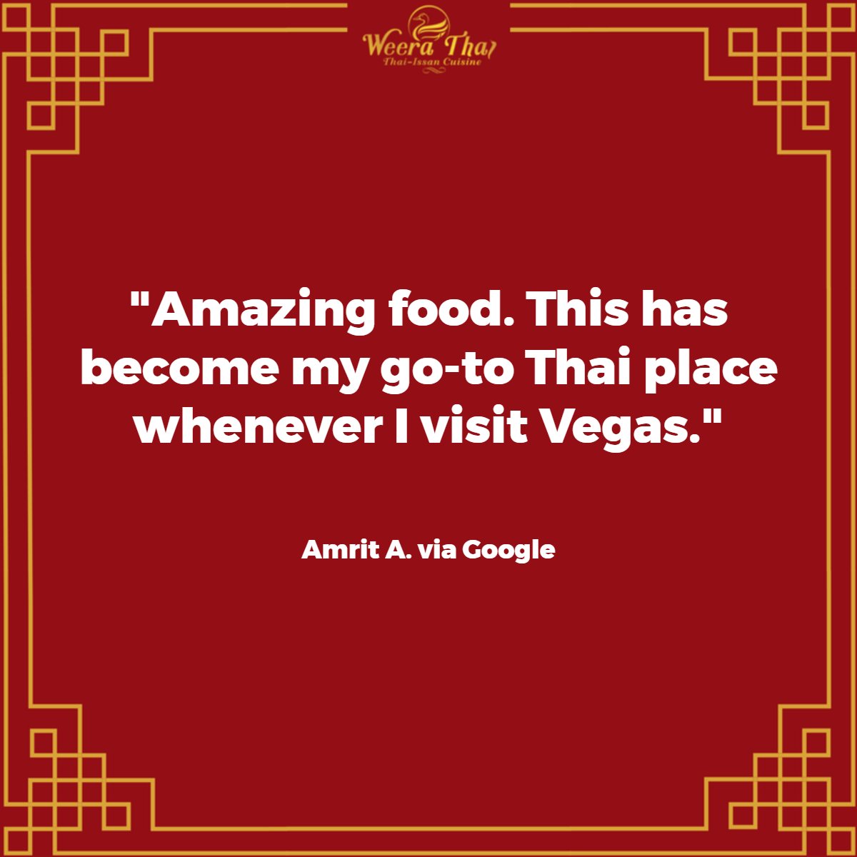 Weerathai's tweet photo. Our 2023 resolution is the same as every year: Provide Las Vegas with the best Thai cuisine, outstanding service, and wonderful memories. https://t.co/3cKMlEXkbG