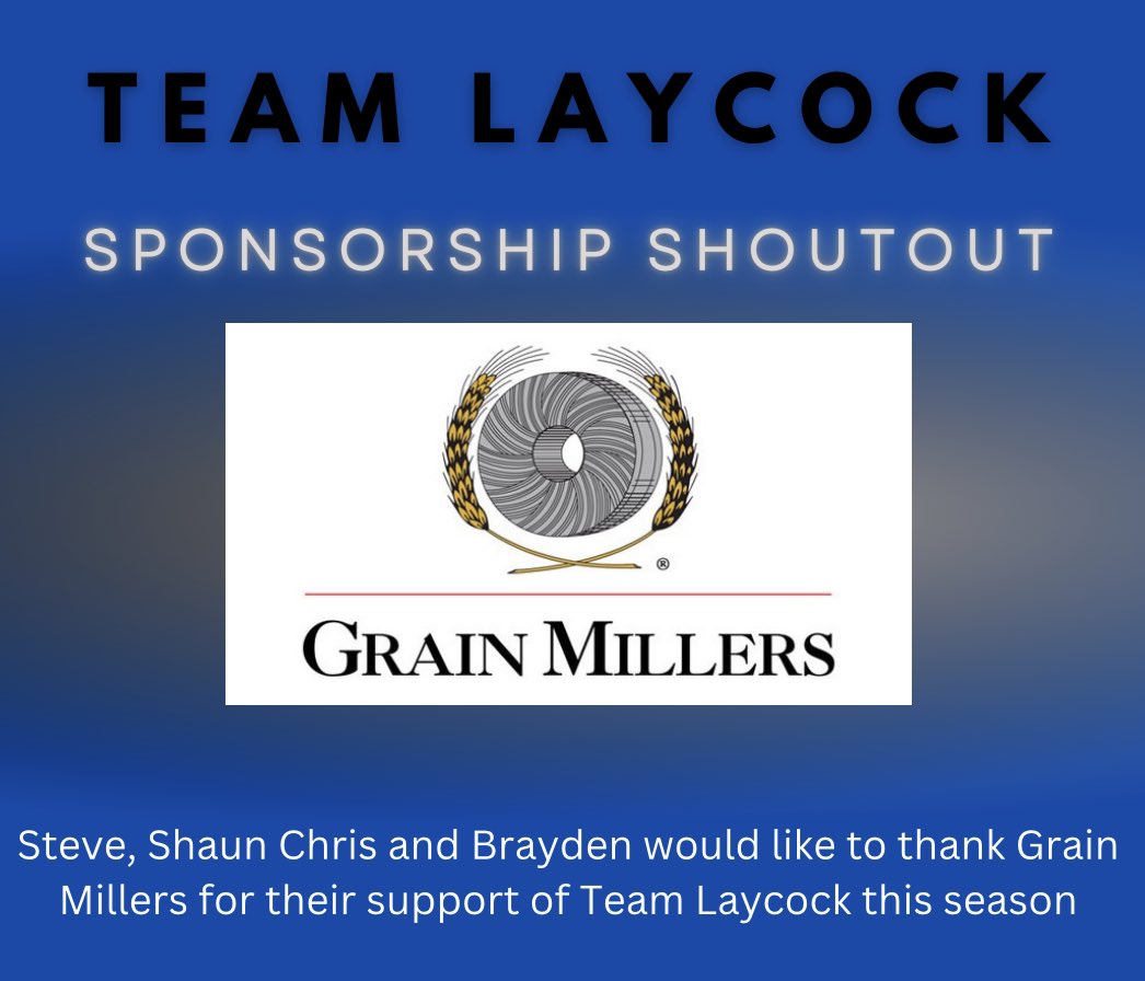 SPONSORSHIP SHOUTOUT

New Year same support team, and we are grateful to have them!

We would like to highlight Grain Millers!

Thank you for your support, as we continue our push to represent SK at the 2023 Brier!