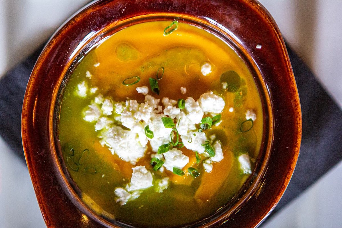LaCabraBrewing's tweet photo. Our kitchen is serving up some great flavors for the first weekend of 2023. Come on in are try out weekend specials…

Blackened Ahi Tuna: Sesame, Grilled Pineapple Salsa, Cilantro Lime Crema, Habanero Soy Sauce

Butternut Squash Bisque: Chive Oil, Goat Cheese 

In-house only. https://t.co/ELbsYWeXzJ