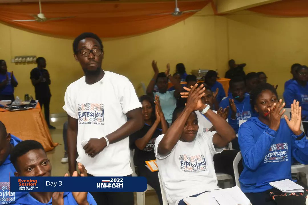 LQUnleash's tweet photo. Day 3 - Evening  Session with Pastor Wale ONAJOKO

#Unleash22
#December2022.
#Leadership
#Bootcamp
#LeadersQuarters https://t.co/pNoWDk68J7