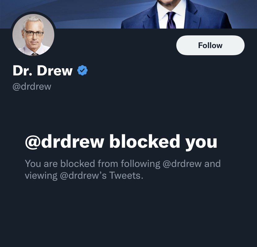 Debunk_the_Funk's tweet image. Just realized that Dr. Drew blocked me. After I went on his show, I thought we had a decent discussion and I had hoped that my urging him to actually challenge his anti-vaccine guests might make some progress happen. Turns out, nope.