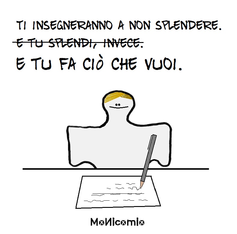 MonicaOrma's tweet photo. Ti obbligheranno a splendere. E tu non splendere, invece.
- Tlon
 
#monicomio #psicostrategie #aforisma #psicologia #psicoterapia #amorproprio #illustrazione #vignetta

https://t.co/IUUT9P8I7w https://t.co/6YZlHon1K9
