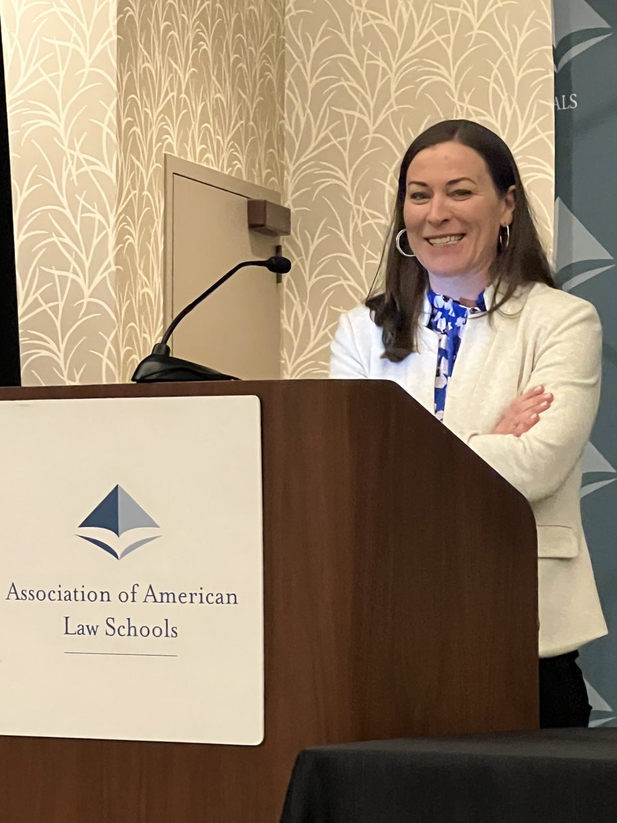 Congratulations to the new Technology, Law and Legal Education Section Chair, Dyane O'Leary ⁦@TheAALS⁩ #AALS2023 'Time to Celebrate and Let's Get Back To Work.'