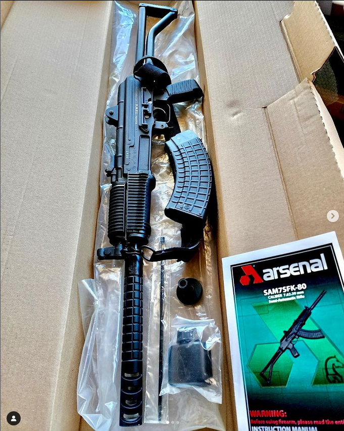 KVARCorp's tweet photo. Congrats  mr.gun.official  (IG)

She's a BEAUTY!

Just added another @arsenal.inc AK to my collection this one is the SAM7SFK-80 👍

#arsenalinc #sam7 #sam7k #sam7sf #kvar #kalashnikovsociety #kalashlife #kalashnikov #ak47 #arsenalak #arsenal #circle10 #kvar #kvarcorp https://t.co/azz84xHGFg