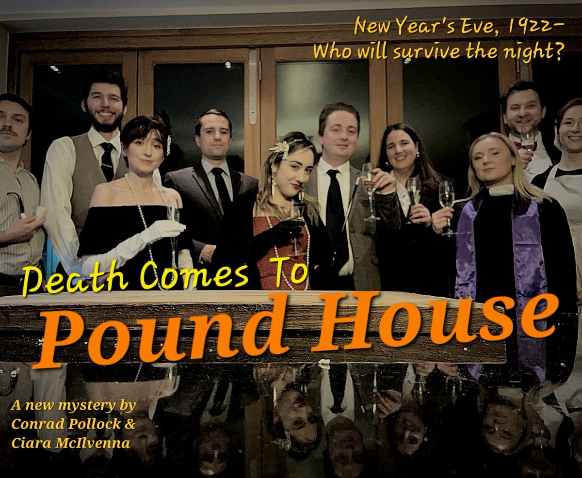 MaxCriticalMask's tweet image. Whew, think my brain has just about caught up from the Christmas break! The New Year's Eve #mystery party was just too much fun, so I simply had to rustle up a quick little #poster for it with everyone in costume! Thanks everyone involved for a great memorable night! #NYE #2023