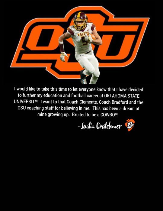 Committed📍#gopokes <a href="/joebobclements/">Joe Bob Clements</a> <a href="/CoachRTBradford/">Todd Bradford</a> <a href="/GilleranThomas/">Thomas Gilleran</a> <a href="/Dale_Gilleran2/">Coach G</a>
