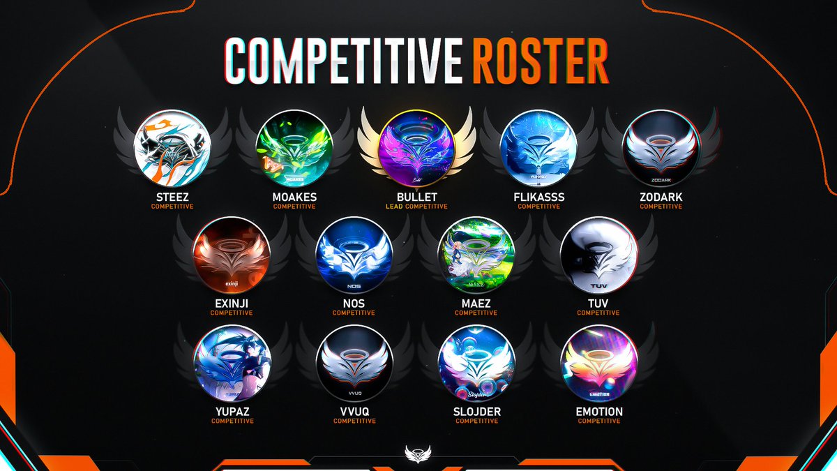 Official Tenshi Staff and Player roster to start off the 2023 year! We hope to have an amazing year and are excited to showcase some projects in the work!!