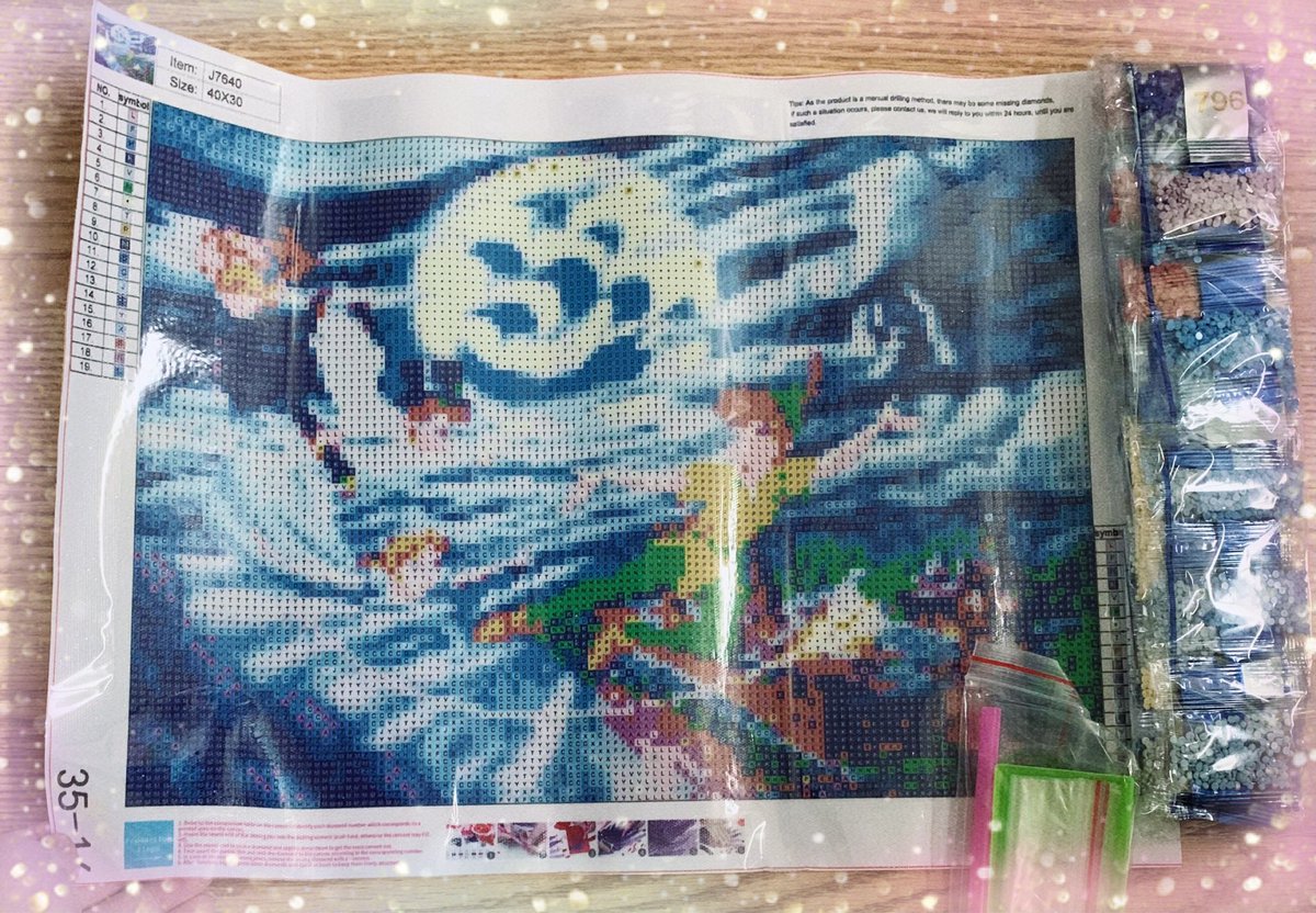 This is my 25th #diamondpainting it’s a #peterpan #neverland ✔️!
.
.
.
.
.
 #Puremi  #MichiganVlogger #Relaxing 💞  #instacute ☀️ #familytime❤️ #instagood #hollymi #myhobbies 💕 #bonbonsandbooks ✨ #diamonddotz #diamonddots