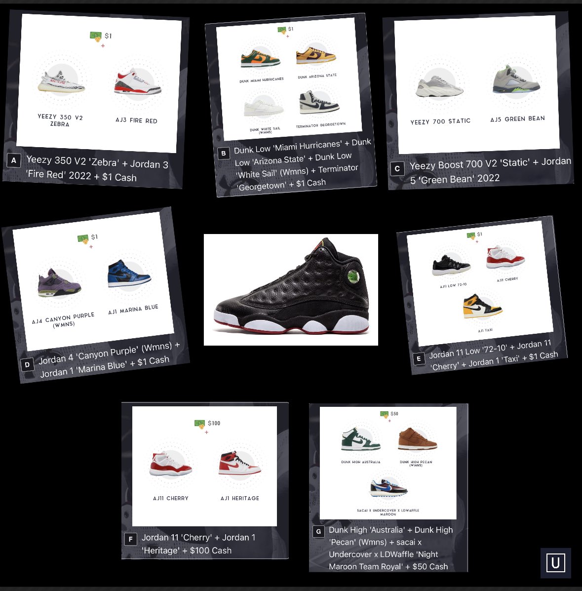 Cast your vote for this week’s winner of Swap to Cop. We have decided there will be two lucky winners of a pair of Playoff 13s decided by YOU the community. Click the link and vote! form.typeform.com/to/klqiWGOU #unboxedapp <a href="/KickConnectz/">ChefCooks Kicks & Flips</a> <a href="/PolosNJays/">PolosNJays</a> <a href="/BuckeyeCitySole/">Kev</a>