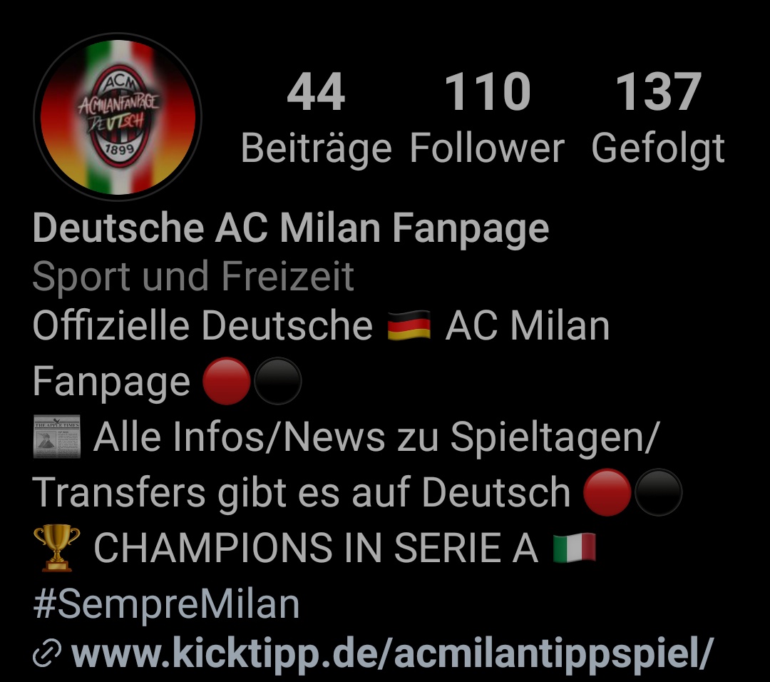 Gerne auch auf Insta vorbeischauen da gibt auch weitere News 

#ACMilan #Fussball #football #rossoneri