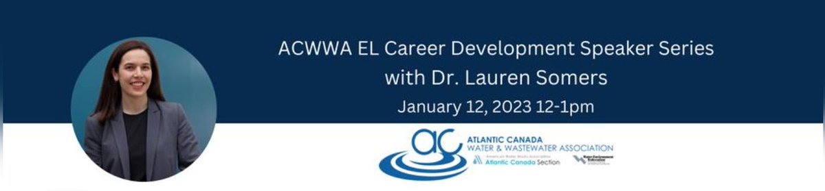 Join the upcoming ACWWA Lunch and Learn on January 12th at 12pm (virtual) as Dalhousie assistant professor 
<a href="/LaurenDSomers/">Lauren Somers</a> presents her research on Groundwater resources in the Peruvian Andes under a changing climate. Register at:  events.teams.microsoft.com/event/9123362d…