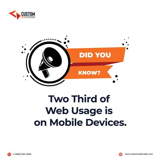 customwebcoder's tweet photo. The rise of smartphones has changed the medium through which users reach out to a website.
Most of the users browse the Internet on smartphones.
https://t.co/qUD7HSF1YJ
#FactsofLife #Factz #Truth #KnowledgeisPower #AmazingFacts #Follow #InterestingFacts #Cwc #CustomWebCoder https://t.co/pkQQ80a0vO