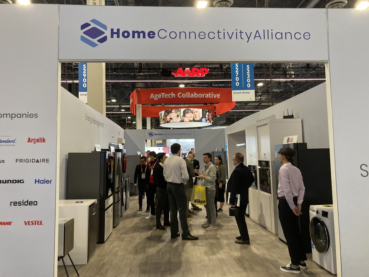 HCASmartHome's tweet photo. Day 2 of #CES2022 is underway. Be sure to stop by the #HCA Booth 52739 in the Venetian Expo to view the connected home demos. https://t.co/tLPzlTOFeP