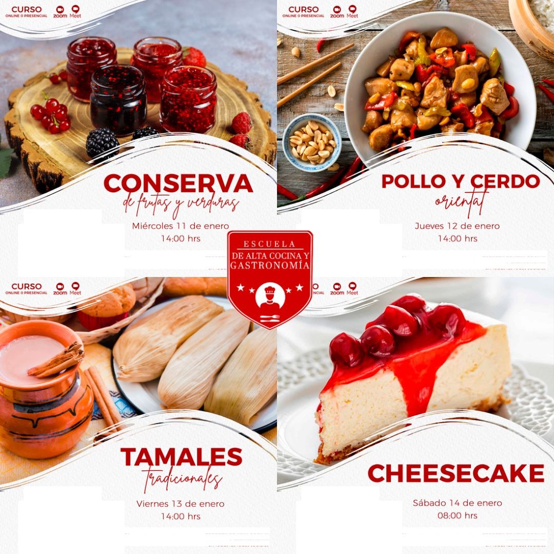 EACGLOSREYES's tweet photo. Nuestros primeros cursos de la semana del 11 al 14 de enero de 2023
¡Aparta tu lugar!

#cursos #recetas #recetasfaciles #delicioso #gastronomia https://t.co/YvX18HTB9R