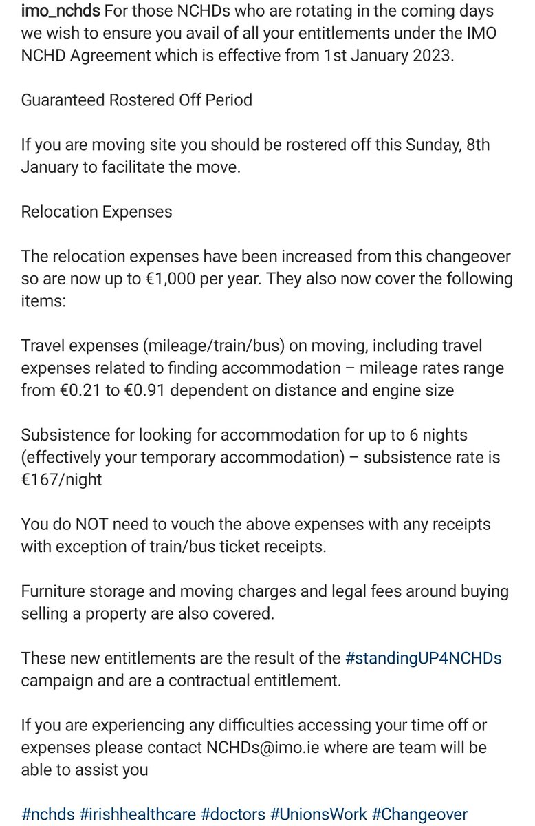 HospitalBuddy.ie (@hospitalbuddy) on Twitter photo FAO of All NCHD's moving this wkend and with our continued thanks to the team at IMO Ireland <a href="/IMO_IRL/">Irish Medical Organisation</a> for their continued striving to achieve change for all doctors in Irish Hospitals; email NCHDs@imo.ie if any difficulty with your entitlements FAO of All NCHD's moving this wkend and with our continued thanks to the team at IMO Ireland <a href="/IMO_IRL/">Irish Medical Organisation</a> for their continued striving to achieve change for all doctors in Irish Hospitals; email NCHDs@imo.ie if any difficulty with your entitlements