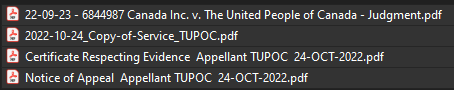 joemorin73's tweet photo. There are more #TUPC files for the affidavit. It feels like a rerun. https://t.co/M8ONREAGnH