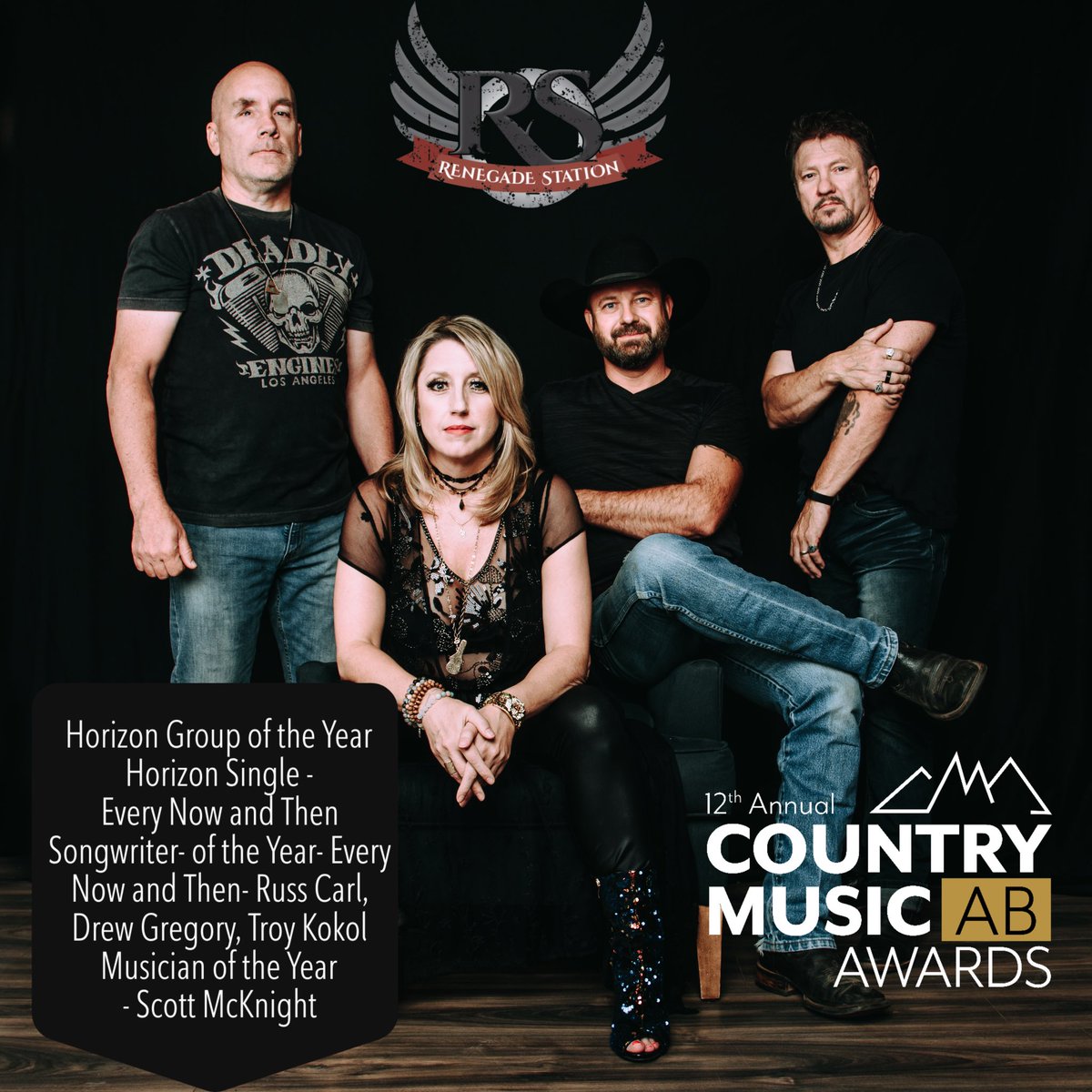 We are so honoured to have made the second round for the <a href="/CountryMusicAB/">Country Music Alberta</a> Awards! This is so exciting and we humbly ask members for their consideration when casting your votes! Looking forward to the awards in April! 
#CMAB #CountryMusicAlberta