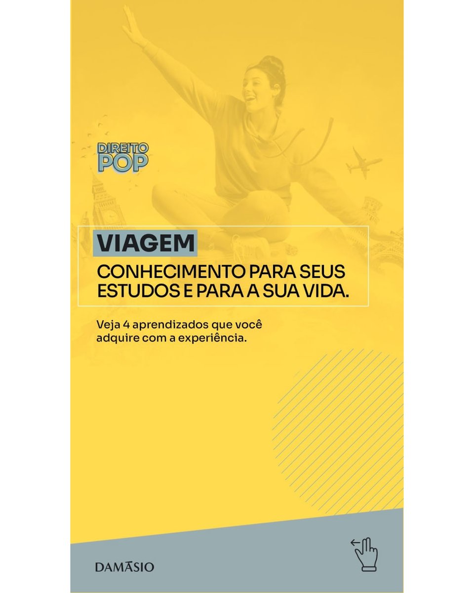 damasiogru's tweet image. Sabia que viajar e estudar têm muito em comum? Veja como se aventurar pode ajudar você a desenvolver habilidades importantes para correr atrás dos seus objetivos profissionais.

#viagem #damásio #estudar