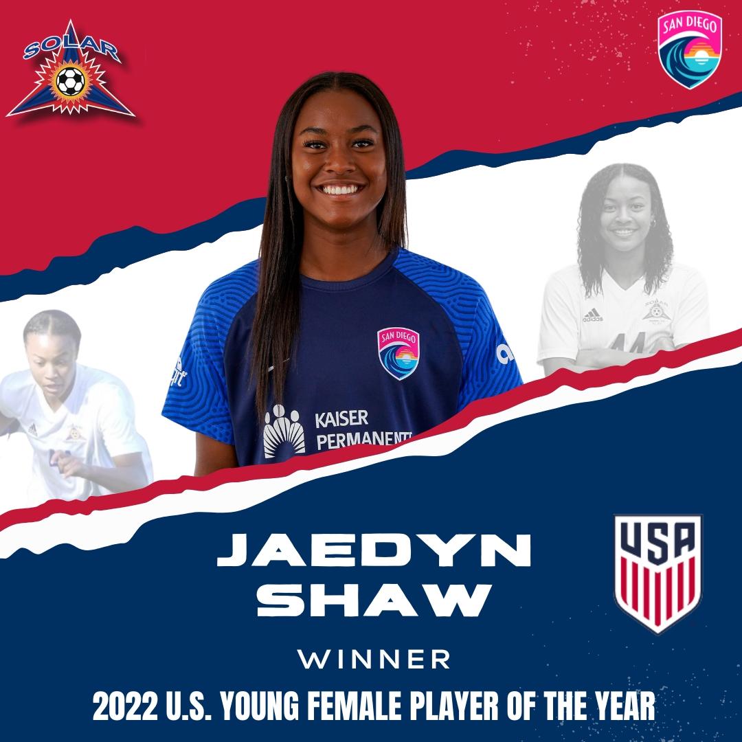 Jaedyn Shaw voted 2022 U.S. Soccer Young Female Player of the Year -  SoccerWire