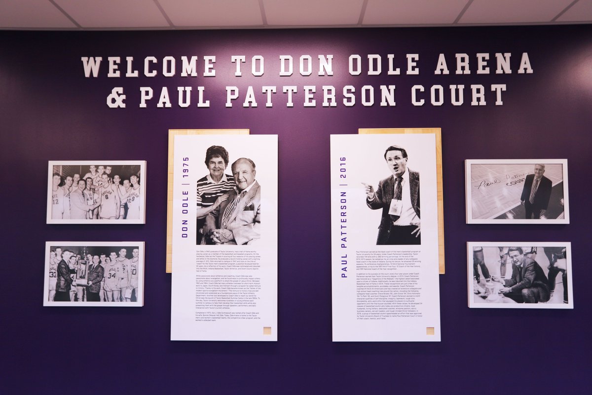 tayloru's tweet photo. We are absolutely in love with the new and refreshed Odle lobby!😍💜 

#tayloruniversity #tayloru #taylorathletics #TUlifetothefull https://t.co/696wqie6Tn