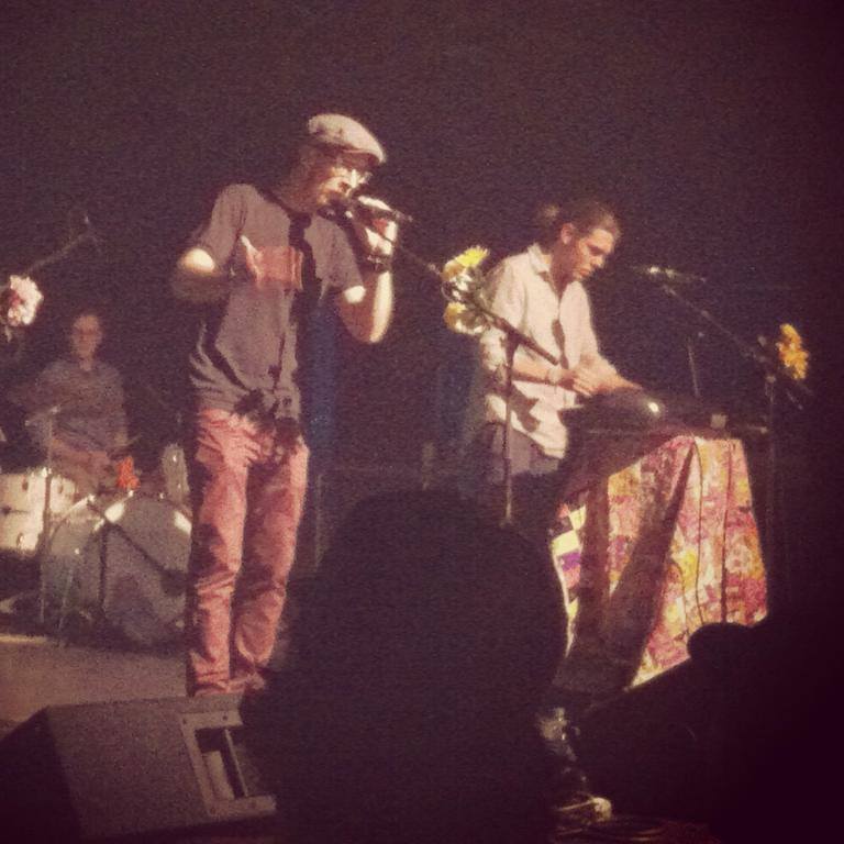 taroncochrane's tweet image. My next CBC radio *Local Music Minute* segment is a (very quick) career retrospective of INDIGO JOSEPH! Airing Sat. Jan. 7, 8:10 a.m.

102.5fm in Regina | 94.1fm in Saskatoon | 540am across SK | Online: CBC Listen

Pic: Introducing the band at their &quot;Collage&quot; album release, 2014.