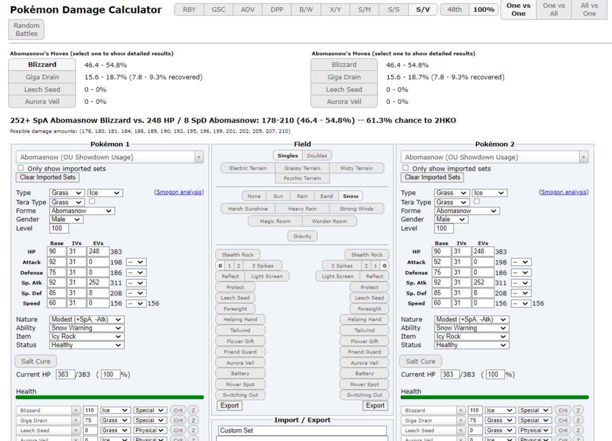 Pokémon Showdown on X: PS! Damage Calculator now fully supports