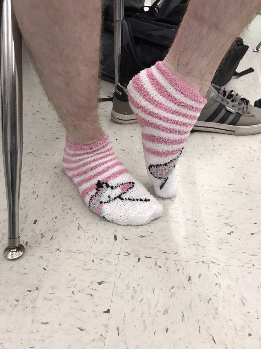 OJR_JCL's tweet photo. Bingus on a Friday! Prizes were fabulous fashion from the dollar store! 🧦 🦄 😂 https://t.co/vlSVeP2gFc