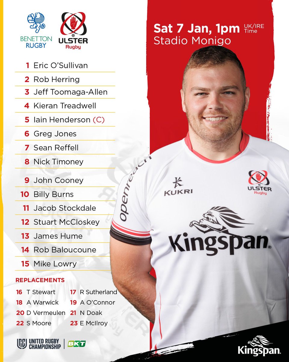 NialFoster's tweet photo. Big day of rugby across @BBCSPORTNI on Saturday! 🏉

At 1pm on @BBCSounds it’s @BenettonRugby v @UlsterRugby with @gavinjandrews 📲📻

Then on @BBCiPlayer at 4.45pm it’s @Munsterrugby v @UlsterRugby in the Women’s Interprovincial Championship with @claire__mcl &amp; @oisinlangan 📺 https://t.co/bM8dUdsART