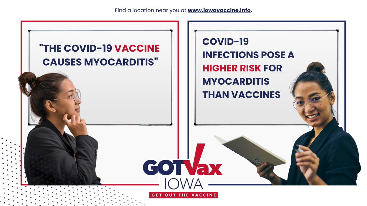 GOTVaxIowa's tweet photo. Say it louder for the people in the back!  

To learn more👇 #flu #covid #myocarditis #SARSCoV2
https://t.co/FR7Kivi8VB https://t.co/02obA74rpS