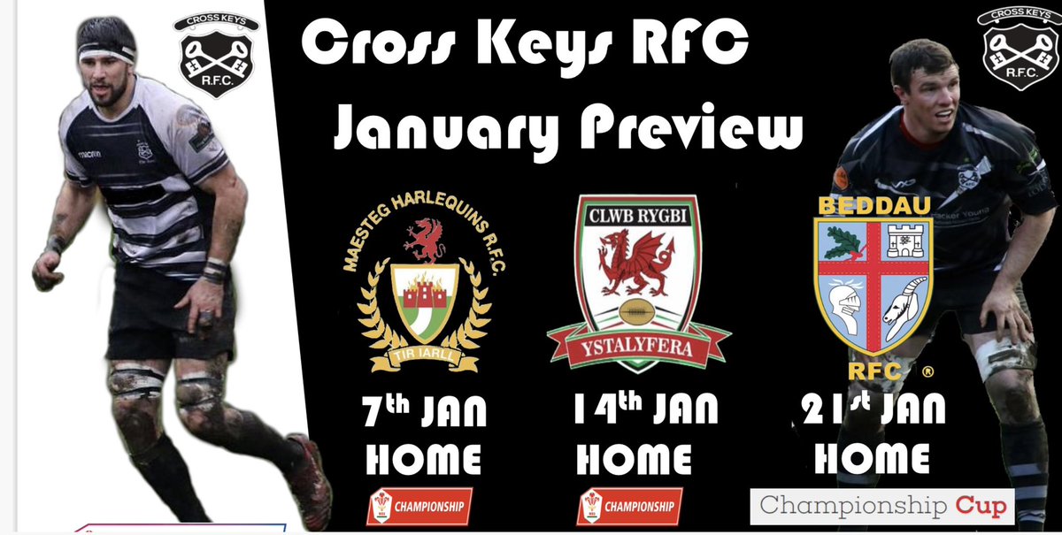⚪️⚫️ ⚪️⚫️  TEAM ⚪️⚫️ ⚪️⚫️

The Keys team take on <a href="/MaestegQuinsRFC/">Maesteg Harlequins ⚫️🔴</a> this Saturday in the <a href="/WelshRugbyUnion/">Welsh Rugby Union 🏴󠁧󠁢󠁷󠁬󠁳󠁿</a> <a href="/WRUChampionship/">WRUNationalChampionship (East + West)</a> at Cross Keys RFC!

🆚 <a href="/MaestegQuinsRFC/">Maesteg Harlequins ⚫️🔴</a> 
🏆 <a href="/WRUChampionship/">WRUNationalChampionship (East + West)</a>
🏟️ Cross Keys RFC 
📅 Saturday 7th January
🏉 KO 2:30pm

Support the keys!
🔑🔑🔑