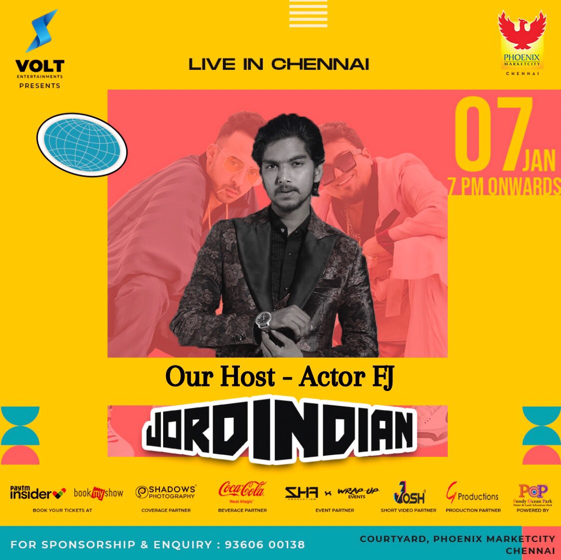 FJ (@naanungalfj) on Twitter photo Happy to host <a href="/thejordindian/">Jordindian</a> live in Chennai .
#jordindian #suzhaladisayam #liveshow #liveconcert #naanungalfj Happy to host <a href="/thejordindian/">Jordindian</a> live in Chennai .
#jordindian #suzhaladisayam #liveshow #liveconcert #naanungalfj