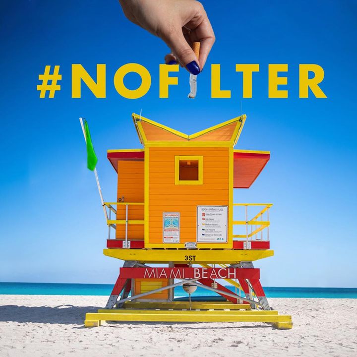 MiamiBeachNews's tweet photo. As of January 1, 2023, the City of Miami Beach has banned cigarette smoking and other tobacco products from public beaches and parks as per Ordinance 2022-4509. 

Remember to do your part to keep our beautiful city clean. #NoFilter https://t.co/Ty3UUOZAvY
