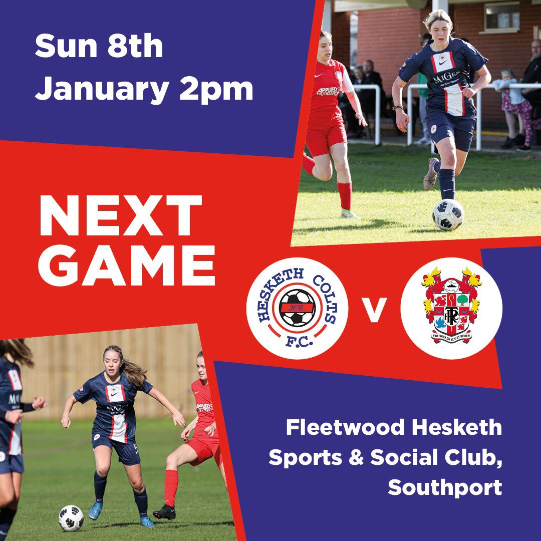 HeskethColtsWFC's tweet photo. And we’re back in action this Sunday at home at the Fleetwood🏆 

#LWYFL #UTC https://t.co/tm9bhRuXci