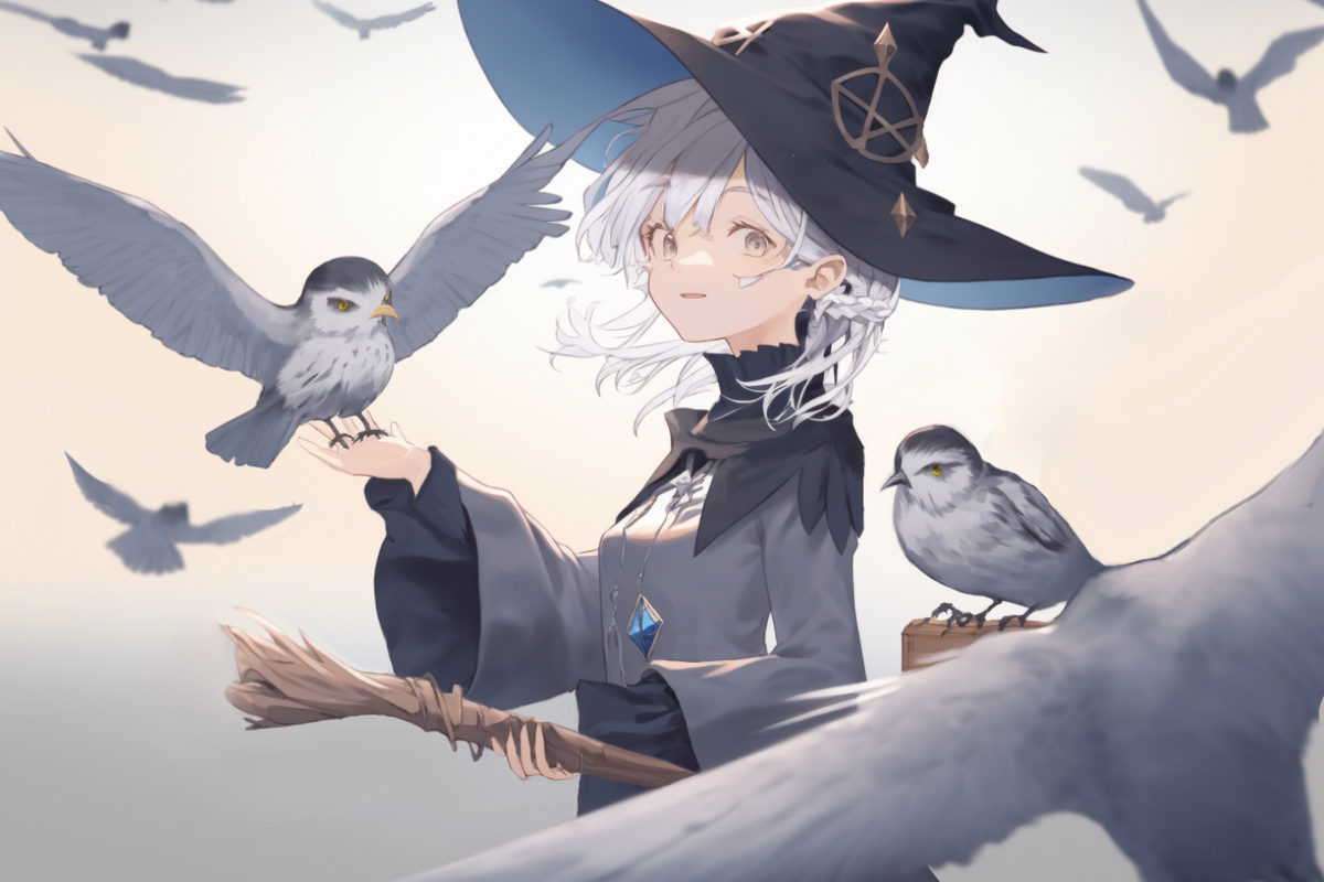 BunmartServices's tweet photo. Sorceress of the 7 winds #AIart #AI #illustration #Art #nijijourney #Bird #wallpaper #witch #magic #ファンタジー https://t.co/CtFVrmHGpJ https://t.co/hi1AiMAnqf