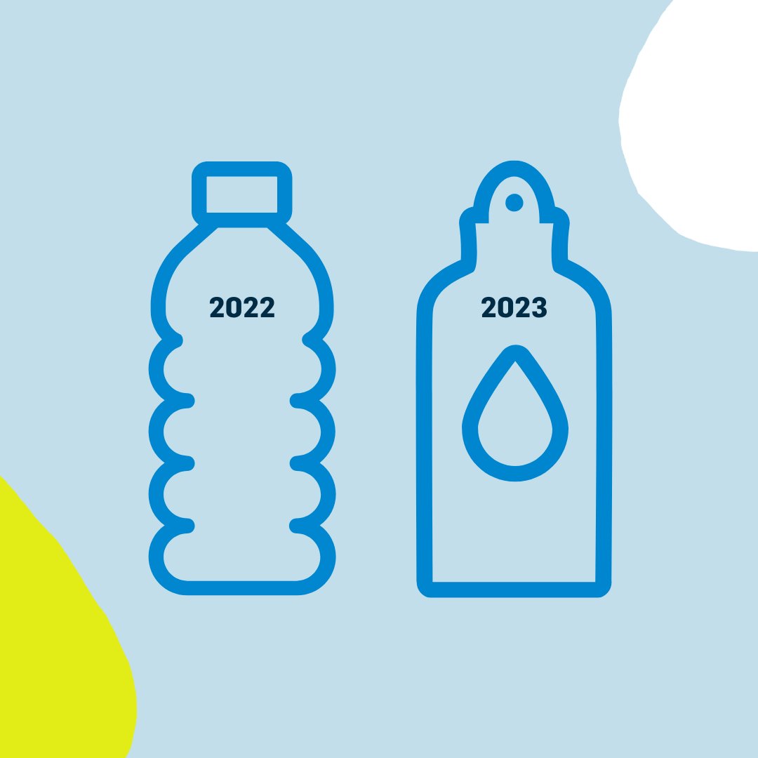 YVWater's tweet photo. Leave single-use bottles behind and make the switch to refilling β a New Year's resolution that's better for you and the planet!
#ChooseTap #YVWater https://t.co/XjYuvqrTpy