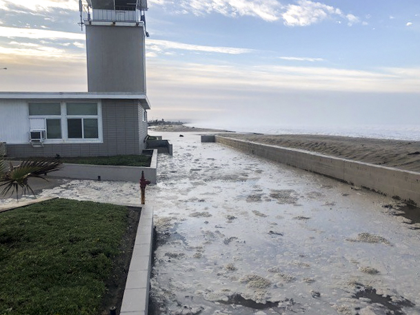 CaStateParksSD's tweet photo. Due to flooding and road obstructions from the storm, #SilverStrandStateBeach is closed today for both Day Use and camping. They are planning to be open tomorrow, January 7th, at 7 a.m. https://t.co/2nrHofKHfR