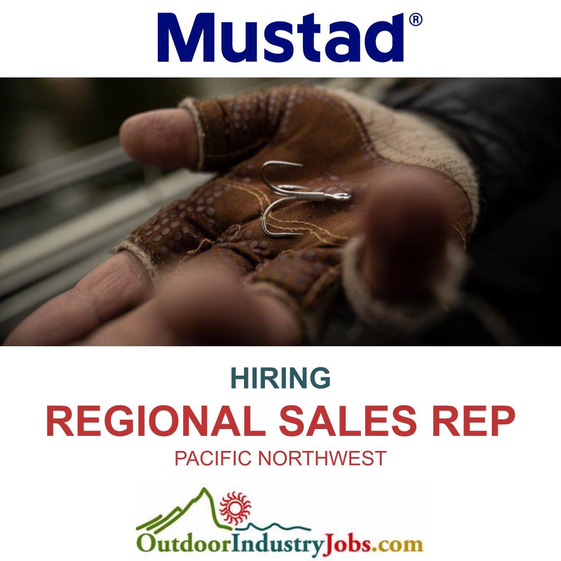 Apply Here: outdoorindustryjobs.com/JobDetail/GetJ…

#outdoorindustryjobs #mustad #bassfishing# #sales #salescareer #salesjobs #fishingjobs #fishing #fishingsales #hiringsales #pacificnorthwest #fishingaddicts #fishinglife
@MustadFishing