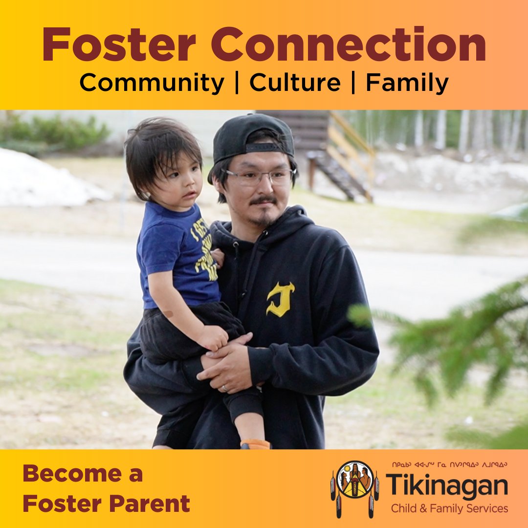 We provide foster parents with ongoing support and work with them every step of the way to ensure a family setting where the child can grow and thrive.  Become a foster parent today!

Learn more at tikinagan.org