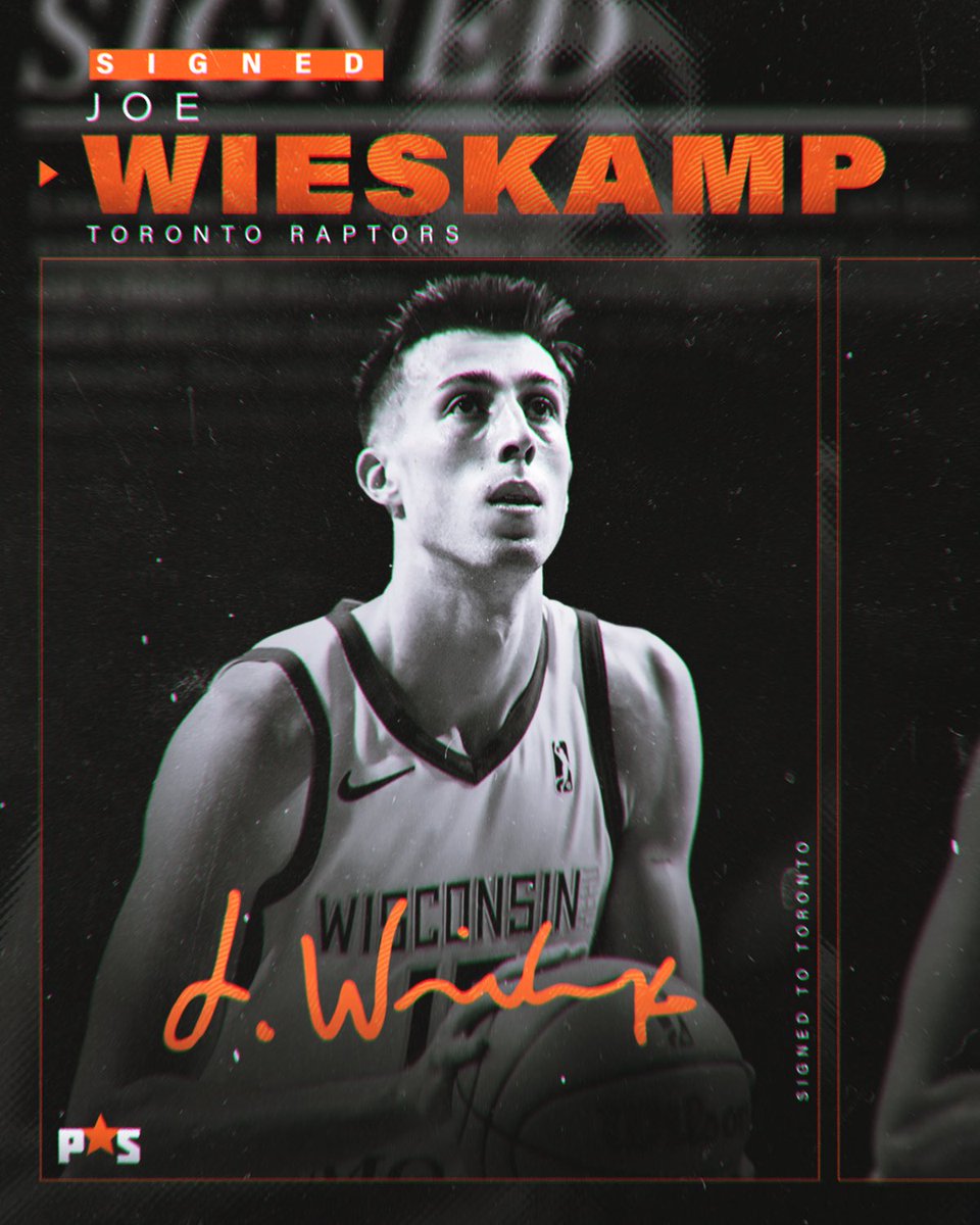 Congrats to <a href="/JWieskamp21/">Joe Wieskamp</a> on signing with the <a href="/Raptors/">Toronto Raptors</a>! 🍁