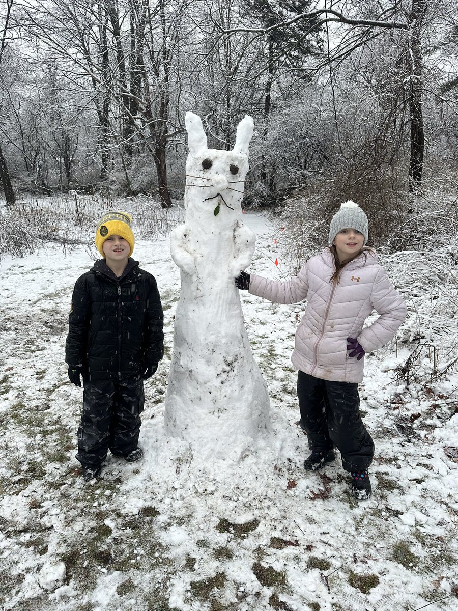 Dbearden080809's tweet photo. Happy first snow! Got home and played making a snow bunny and Apollo had a blast. #snowbunny #buildasnowman #snowpup #GoldenRetrievers #puppylove #firstsnow https://t.co/GoScVVJst9