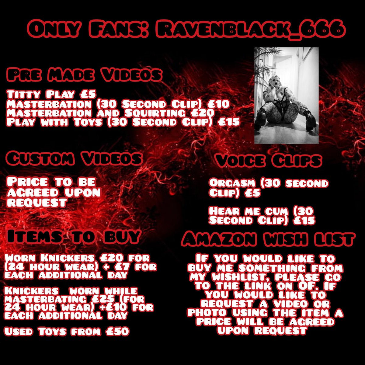 RavenBmodel's tweet photo. #onlyfans #sfs #amateurmodel #onlyfansgirl #onlyfanspromo #onlyfans_girl #nsfw #nudes #NakedAndNotAshamed #requeststaken
Take a look at my OF. I have photos & I take requests. I have put together basic prices. I'd appreciate a follow or sub ๐
SFS โค๏ธ
OF: Ravenblack_666 https://t.co/ujfgWPxiRv