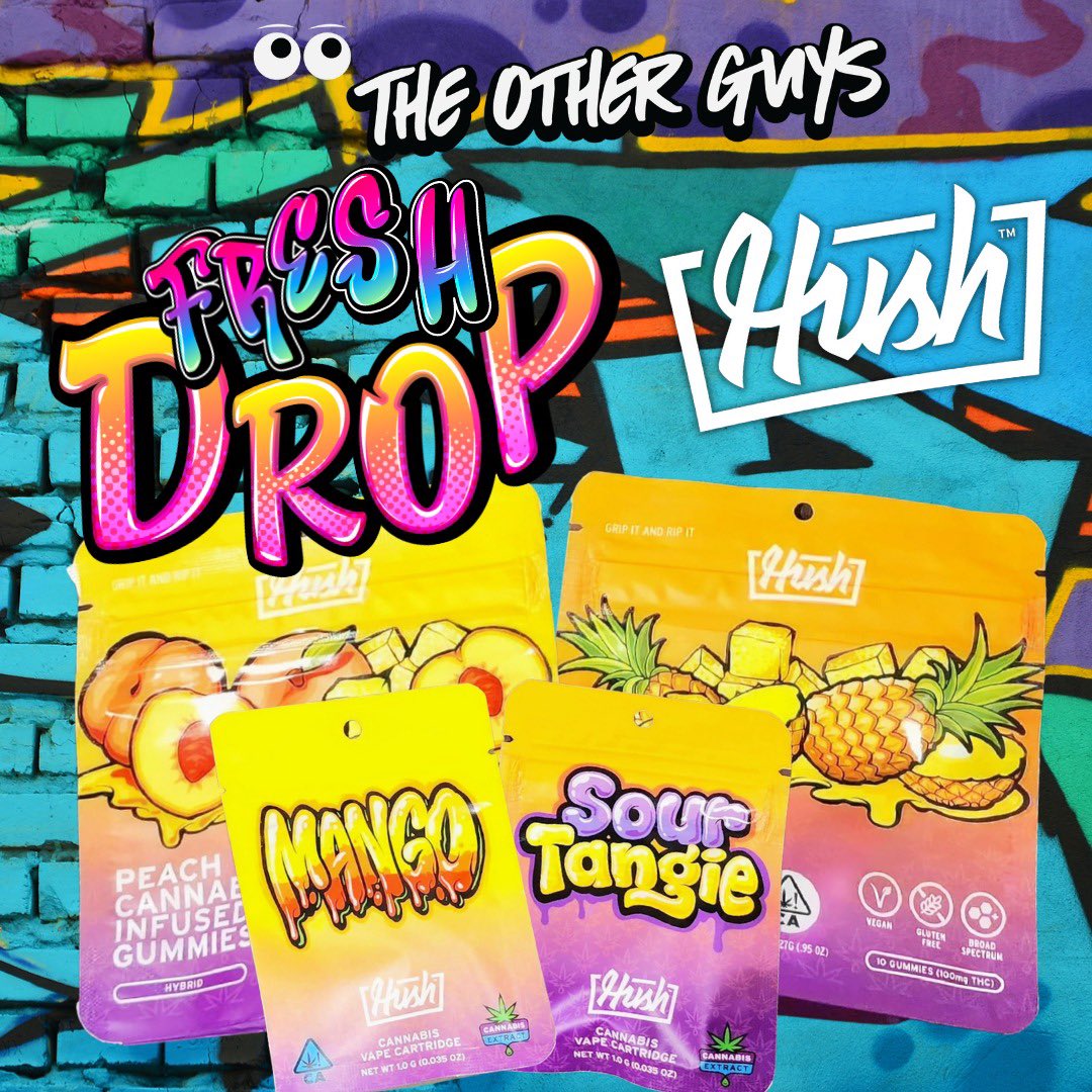 TheOtherGuysCa's tweet photo. 🚨FRESH DROP🚨
#hush #freshdrop #vapesafe #gummies #freshandlocal #theotherguysheber https://t.co/qsM5YjdiyN