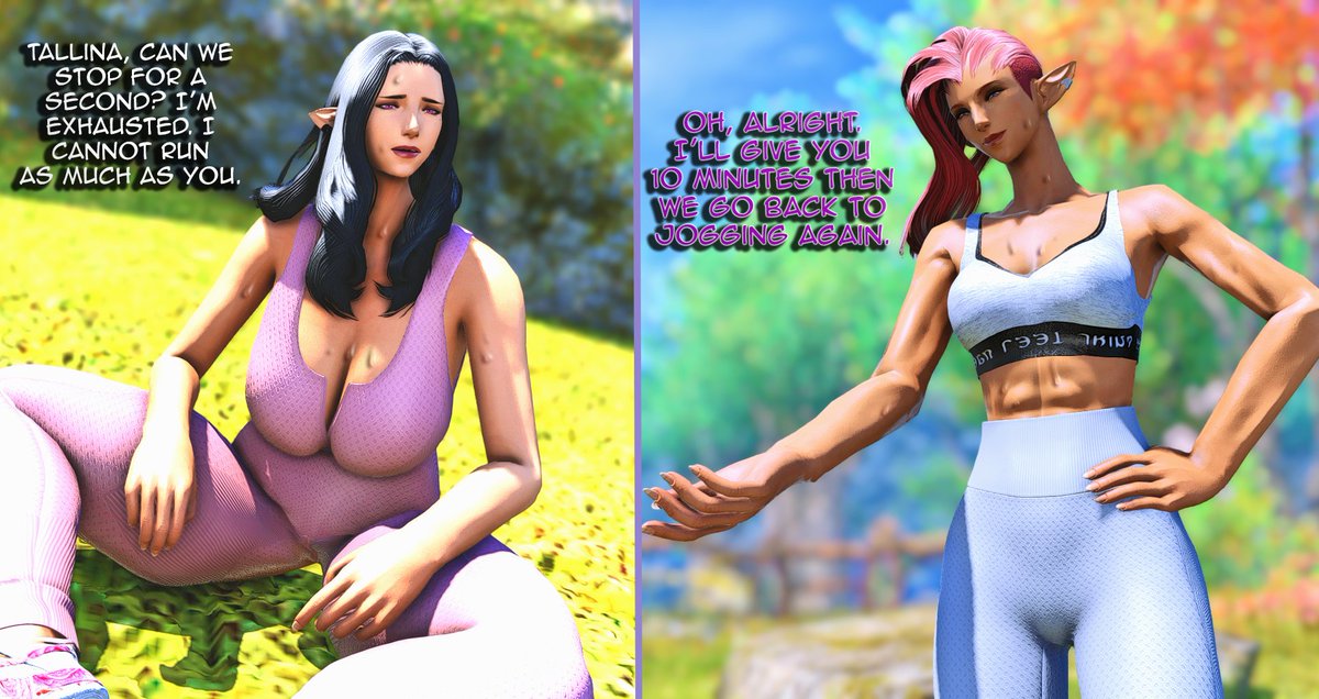 MelodyDreamer's tweet photo. A different way to exercise~💦

w/@TallinaXIV https://t.co/ppyerTxWog