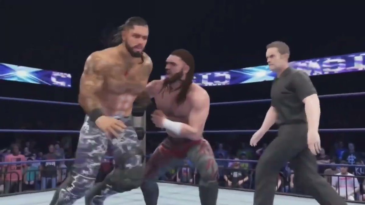 youtu.be/35fJ25n96-8
@WWAVPW 
Levi Connors vs Crash 
⭐️⭐️⭐️ and half out of 5

Some angles needed some touch up especially audio ,overall a decent match. Ok pacing with exchanges of forearms strikes from the two which was prob the best spot. Overall a decent bout. 

#wwe2k22