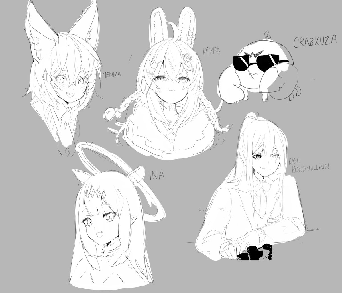 thanks for dropping by! today's stream doodles! #inART #MMOARTPG #お酒絵